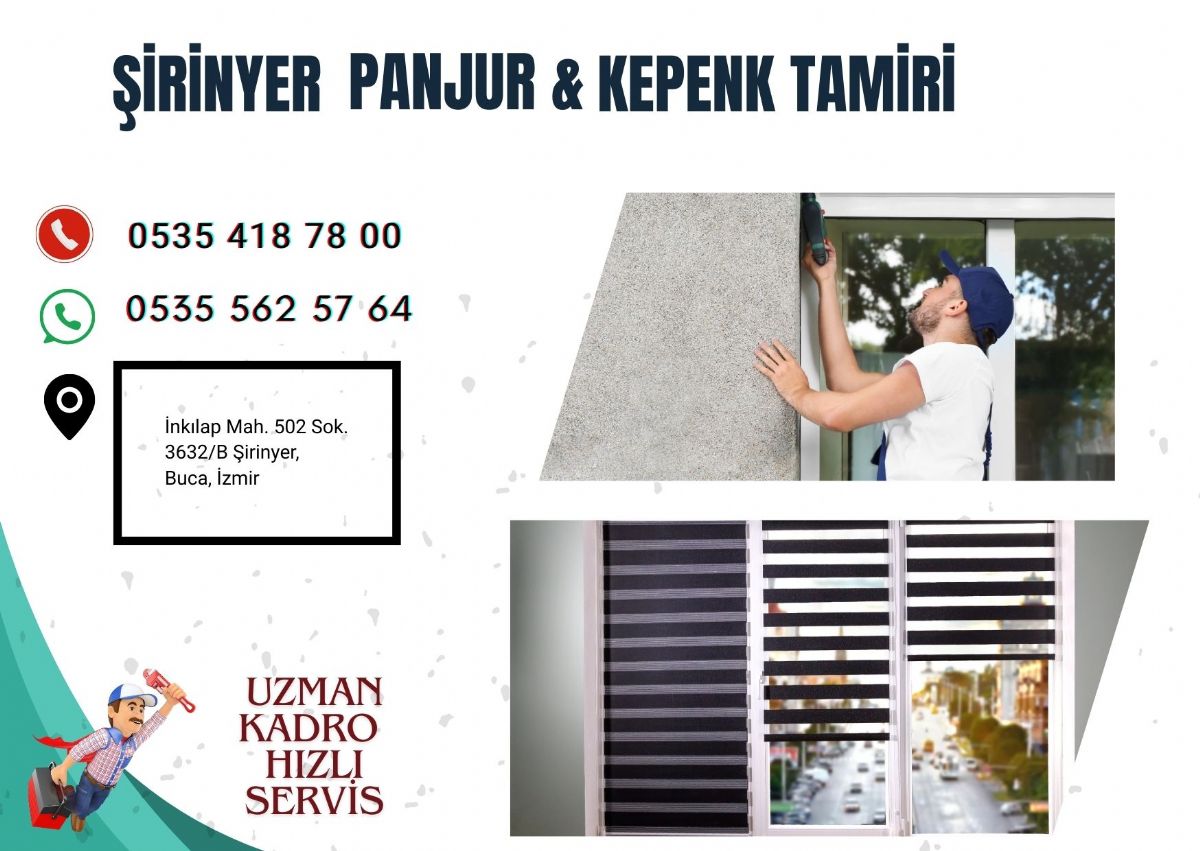 Şirinyer Panjur - Kepenk Tamiri