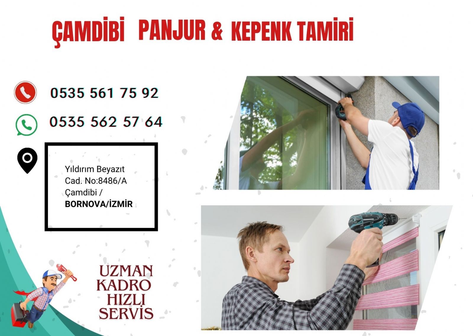 Çamdibi  Panjur Kepenk Tamiri