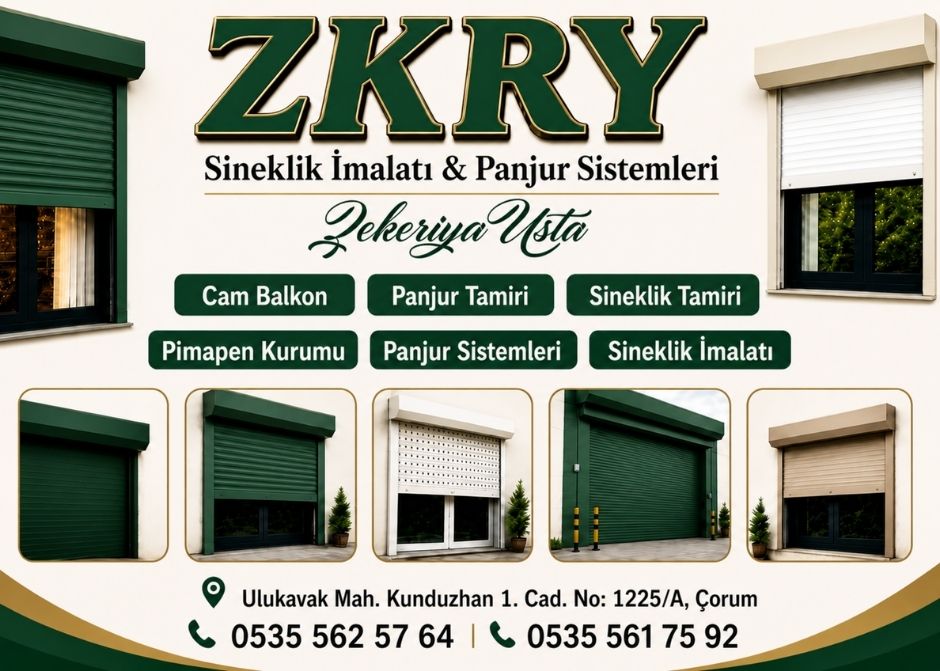 Çorum Panjur Kepenk Tamiri