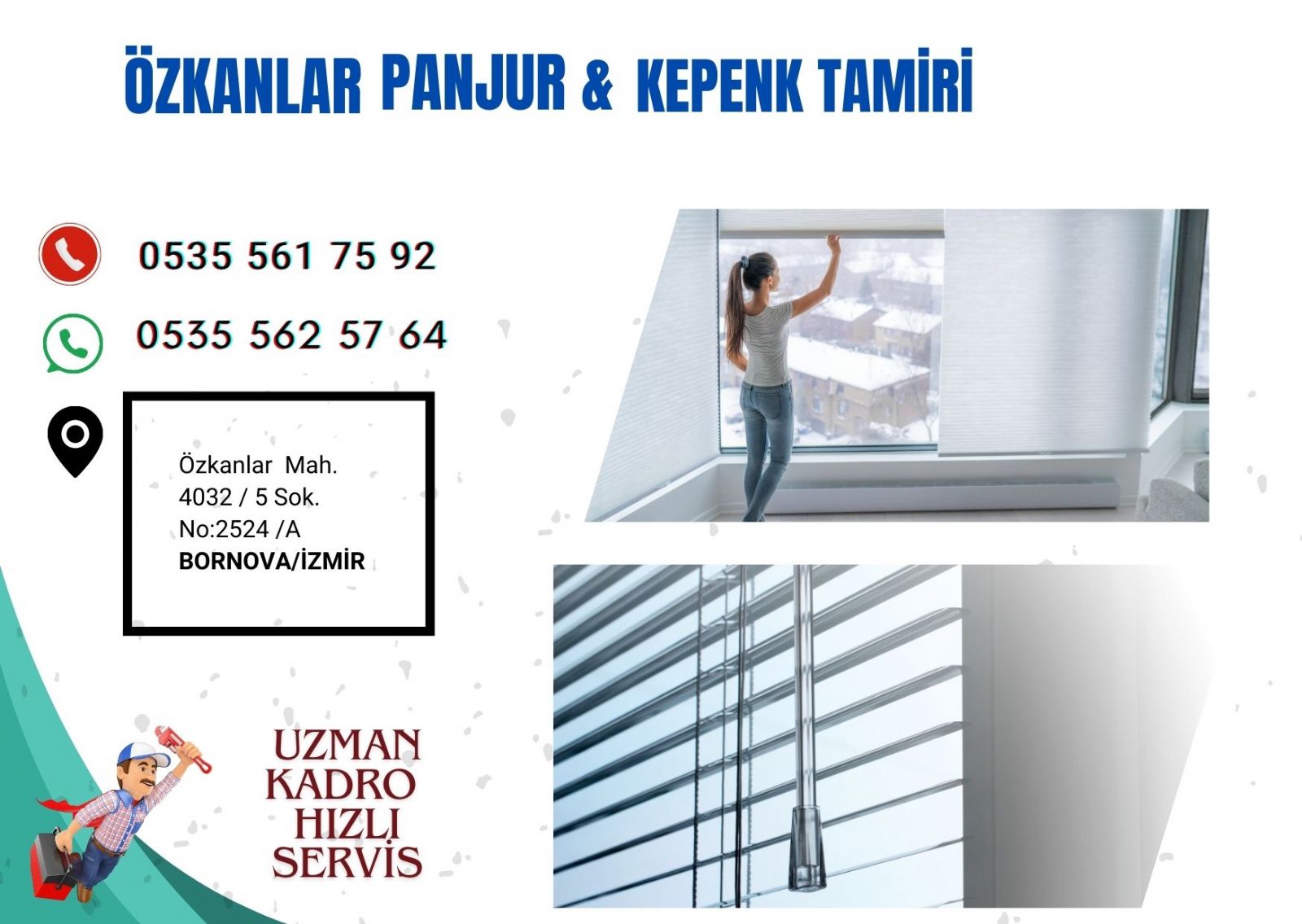 Özkanlar Panjur Kepenk Tamiri