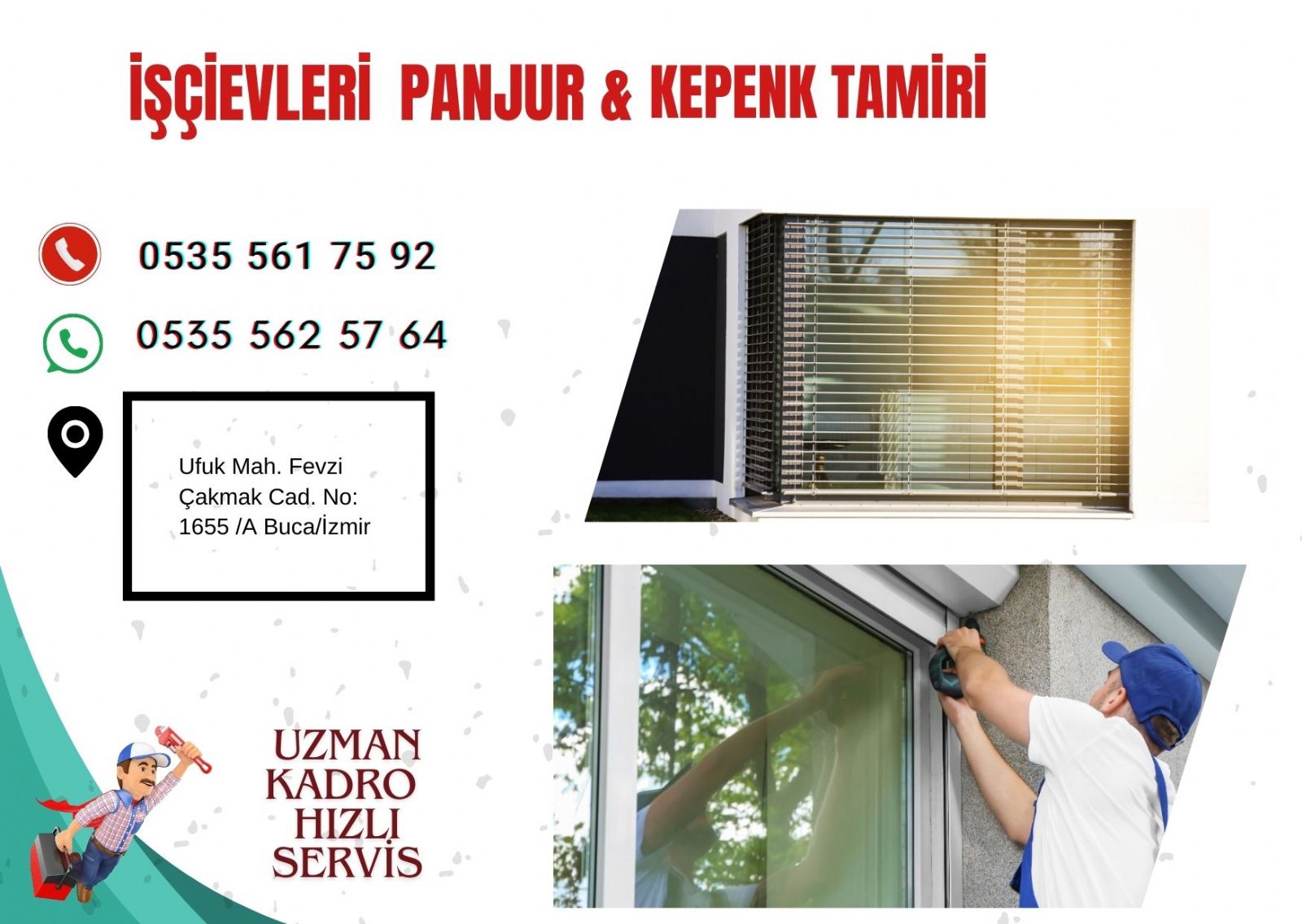 İşçievleri Panjur  Kepenk Tamiri