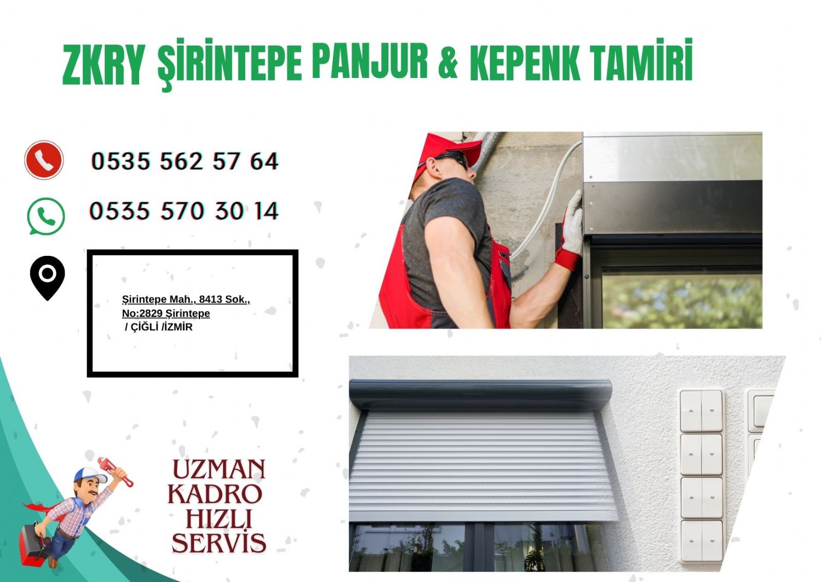 Şirintepe Panjur Kepenk Tamiri