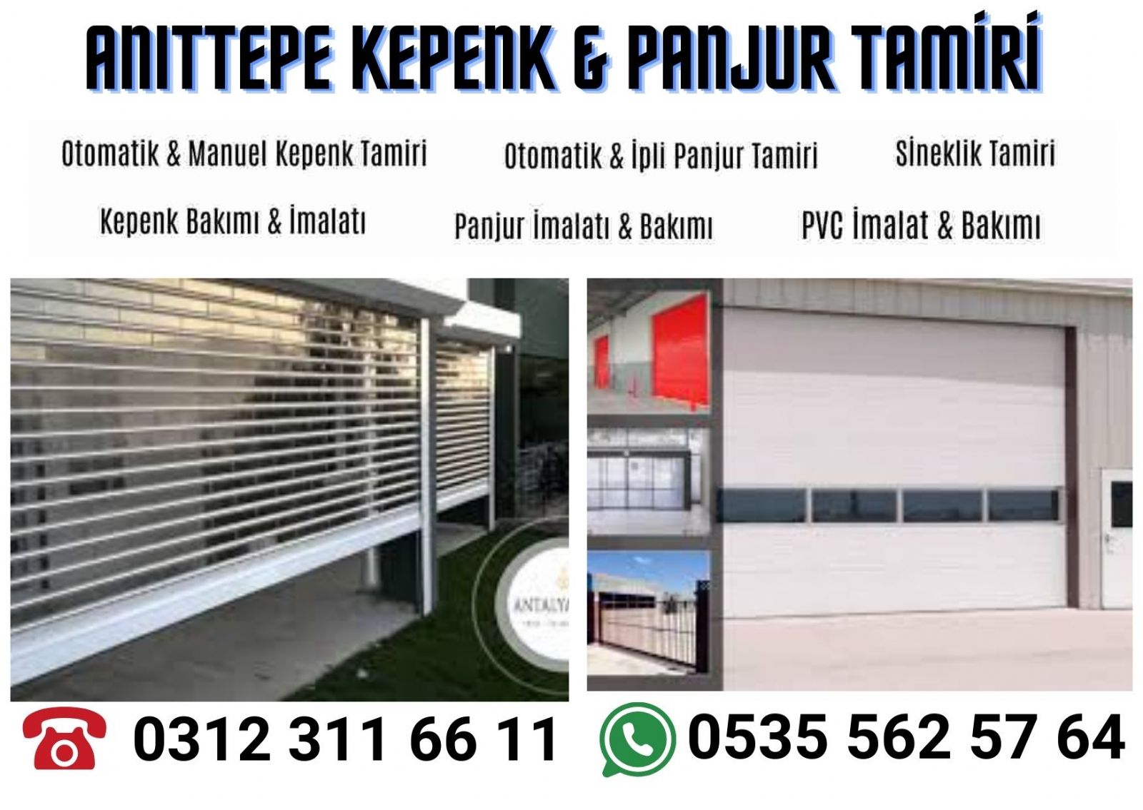 anıttepe panjur ve kepenk tamiri