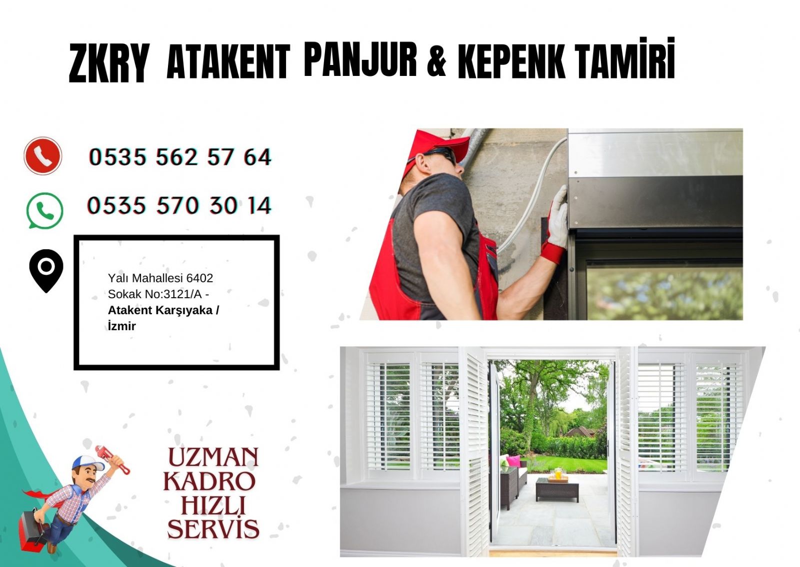 Atakent Panjur Kepenk Tamiri