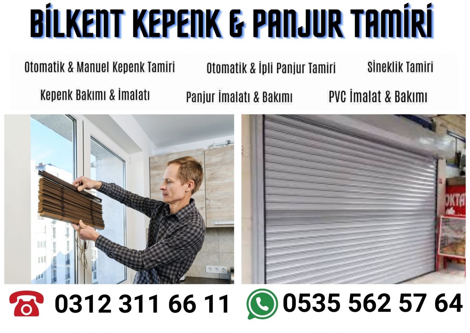 bilkent panjur ve kepenk tamiri
