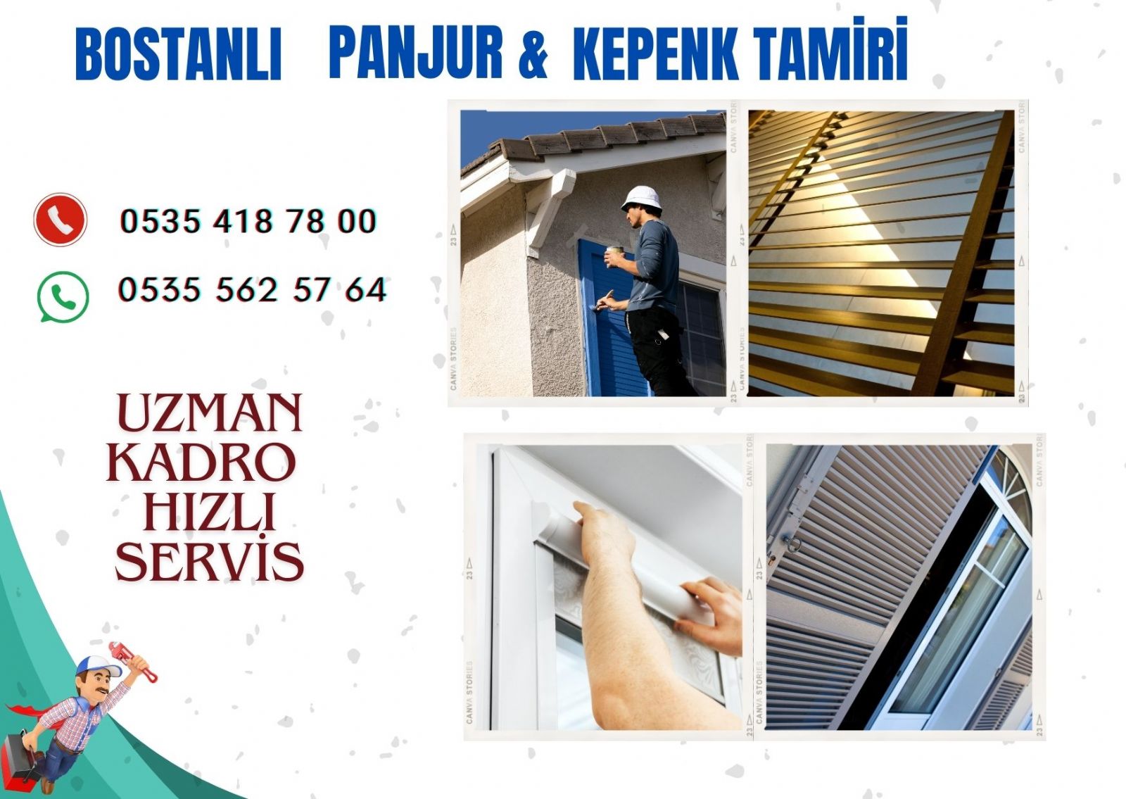 Bostanlı  Panjur  Kepenk Tamiri