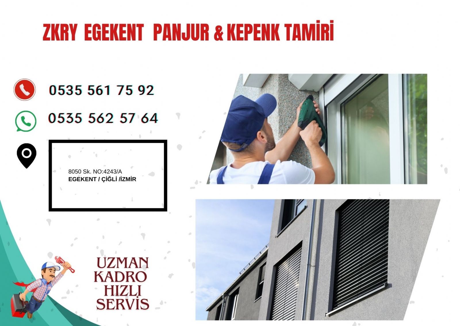 Egekent  Panjur Kepenk Tamiri
