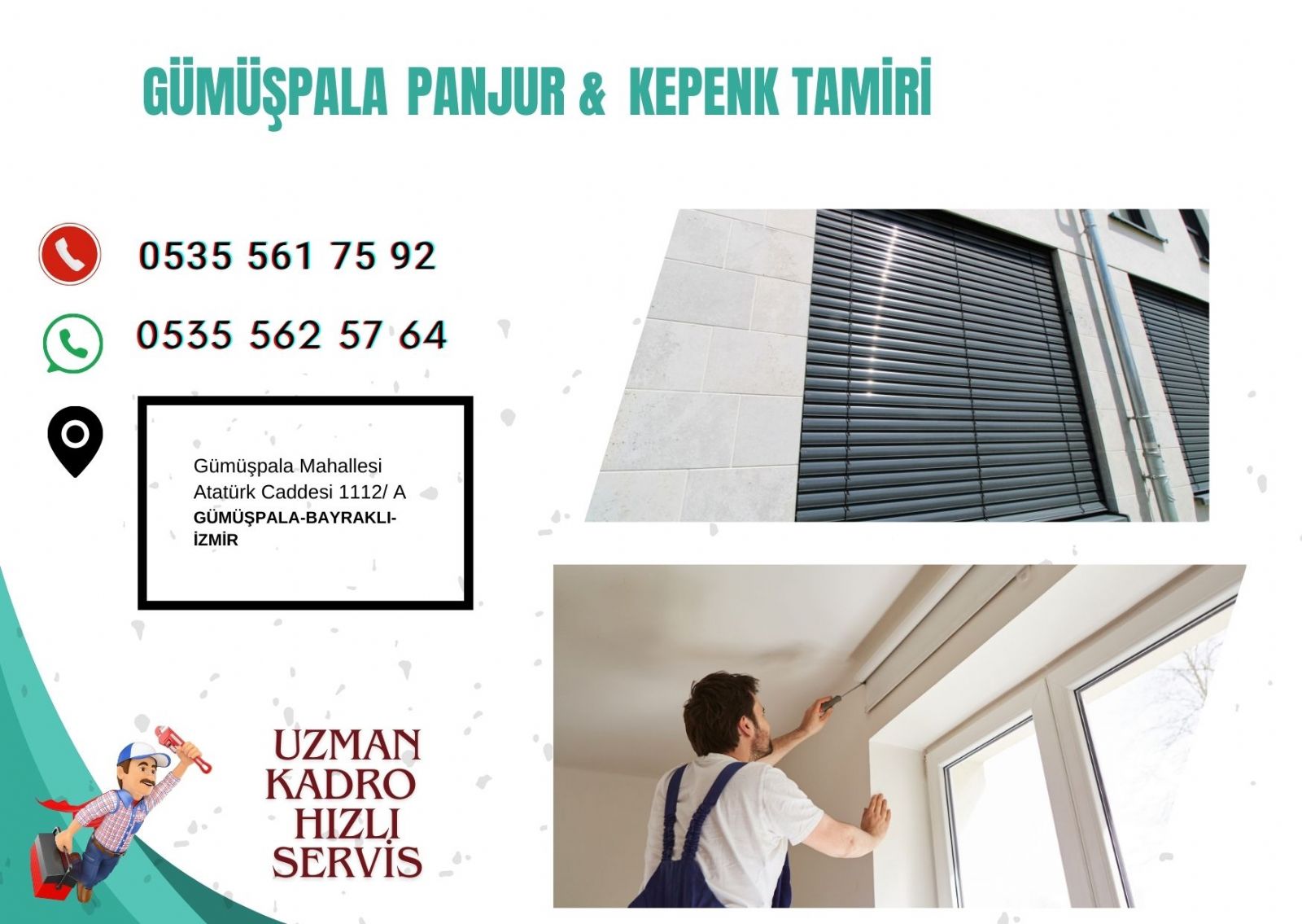 Gümüşpala  Panjur Kepenk Tamiri
