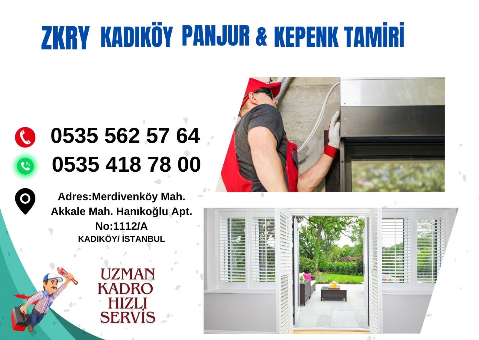 Kadıköy Panjur Ve Kepenk Tamiri