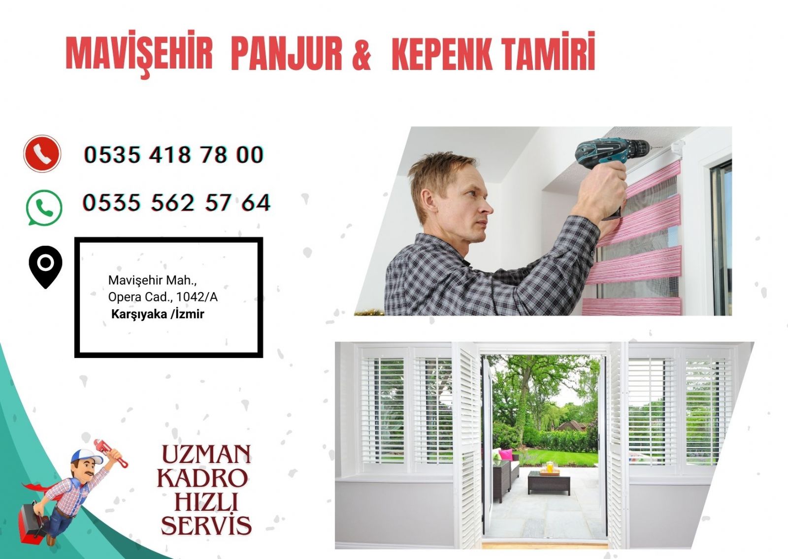Mavişehir Panjur  Kepenk Tamiri