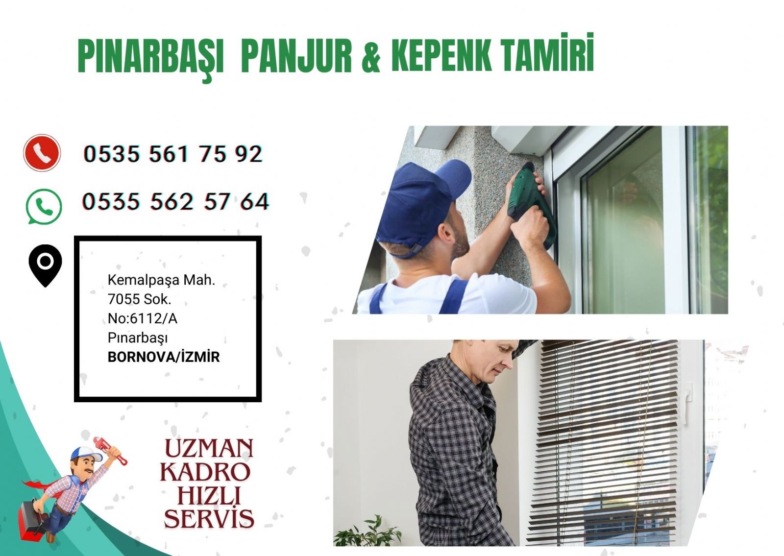 Pınarbaşı Panjur Kepenk Tamiri