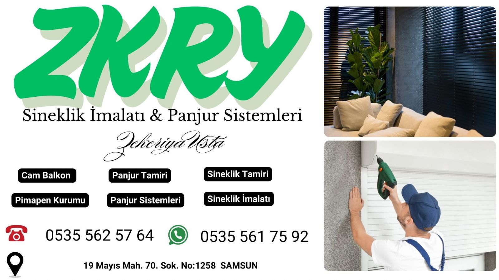 Samsun Panjur Kepenk Tamiri