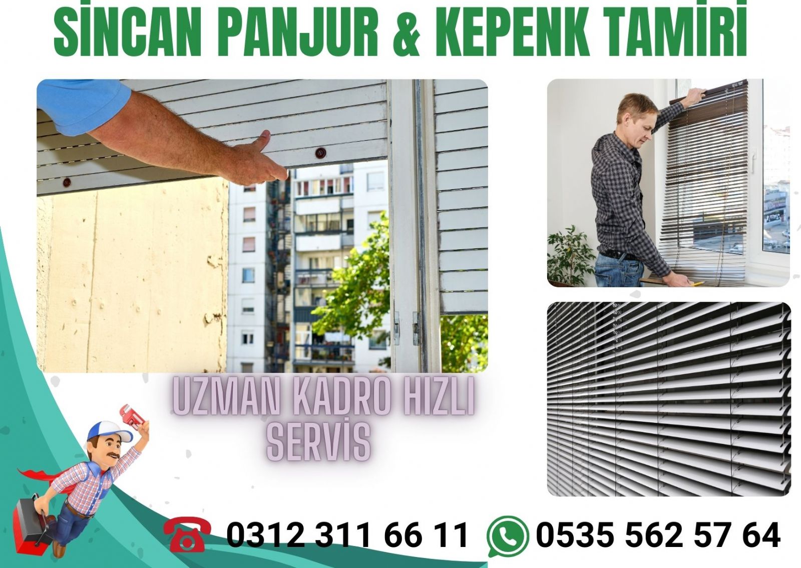 Sincan  Panjur  Kepenk Tamiri