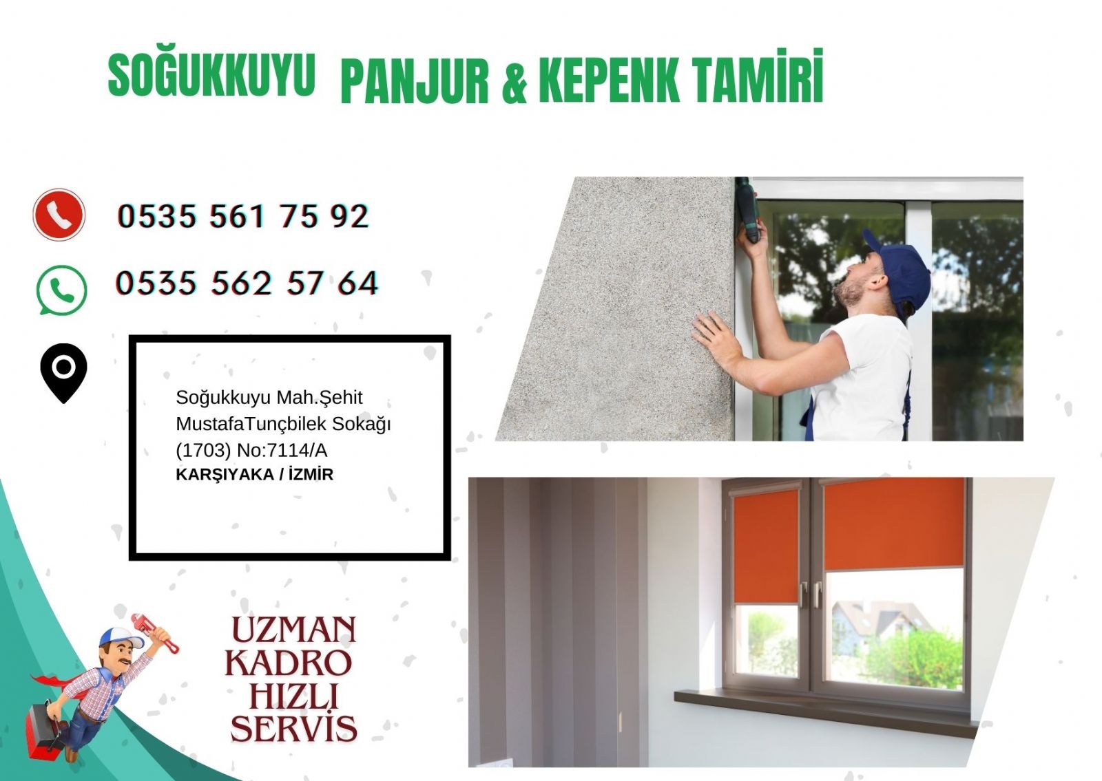 Soğukkuyu  Panjur Kepenk Tamiri