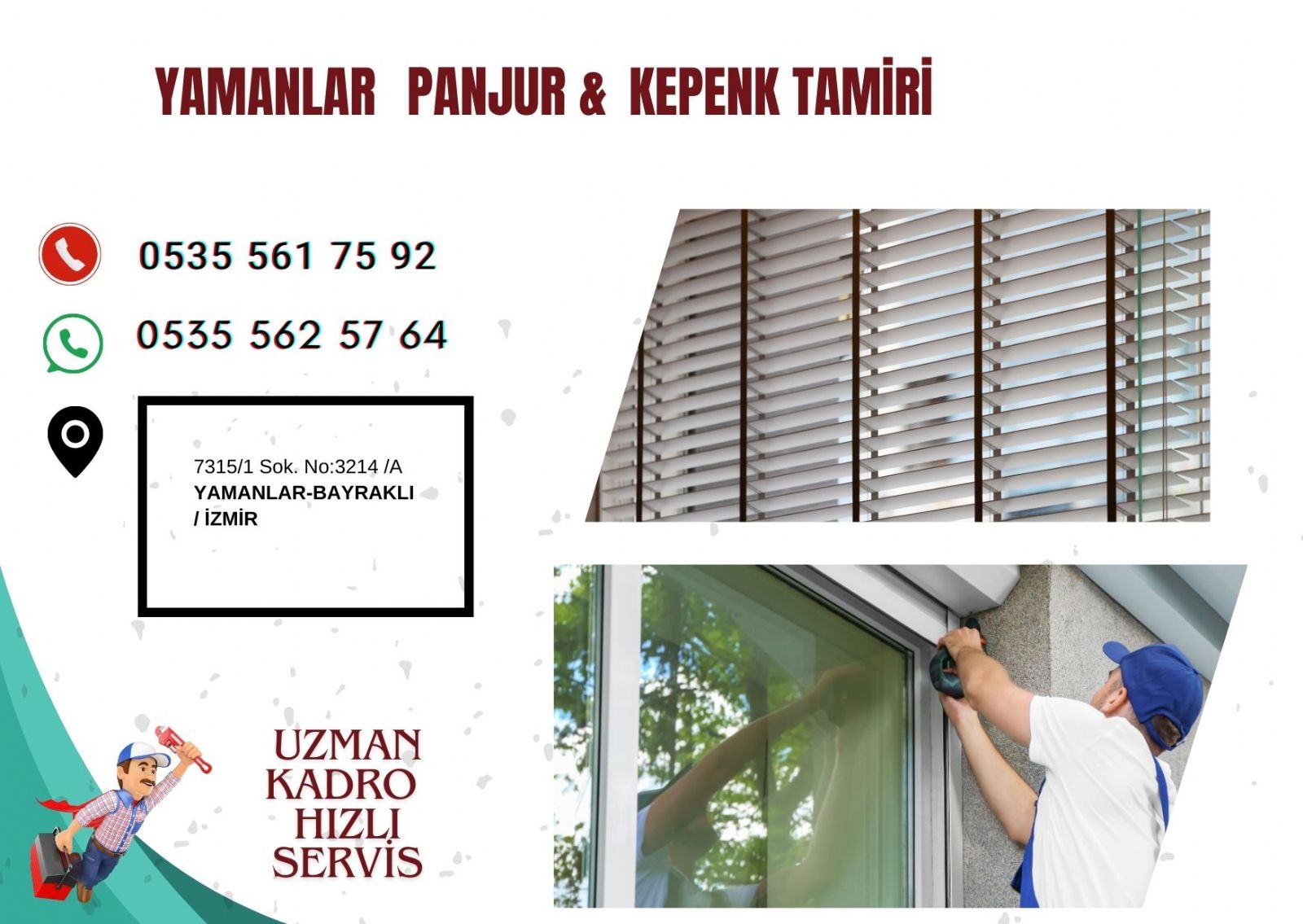 Yamanlar Panjur Kepenk Tamiri
