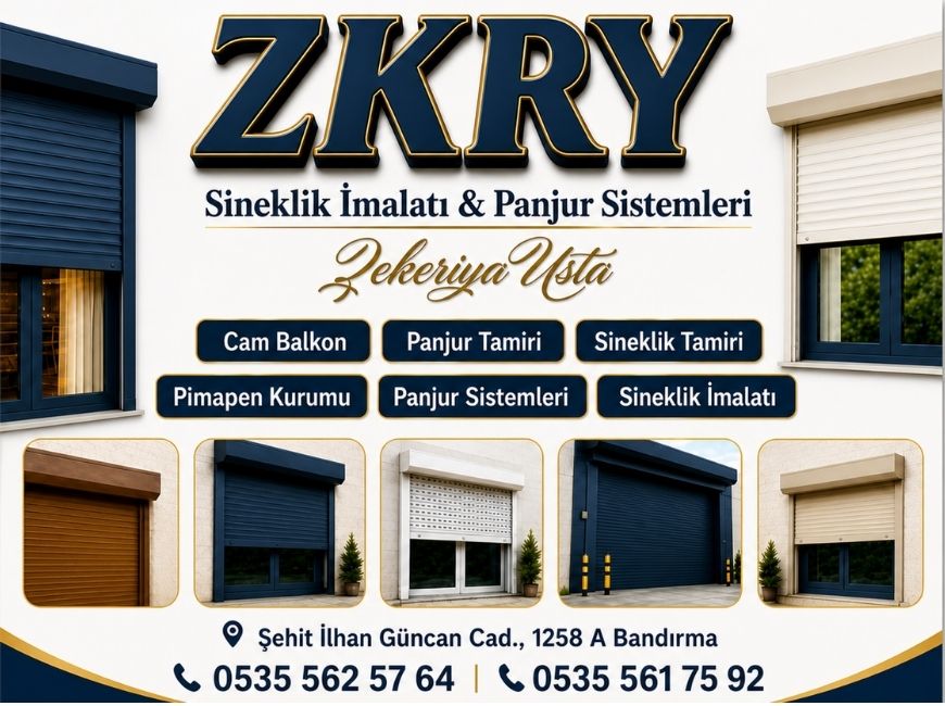 Bandırma Panjur Kepenk Tamiri 